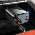 Retractable 69W USB-C Car Charger