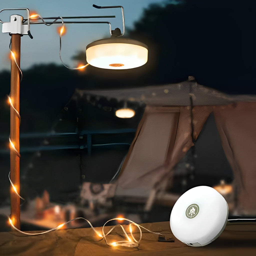 10m USB Rechargeable Camping String Lights