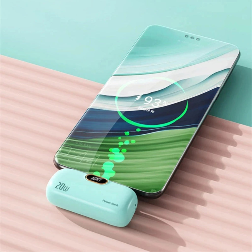 Power Bank With LED Display And Dual Port Compatibility, 30000Mah