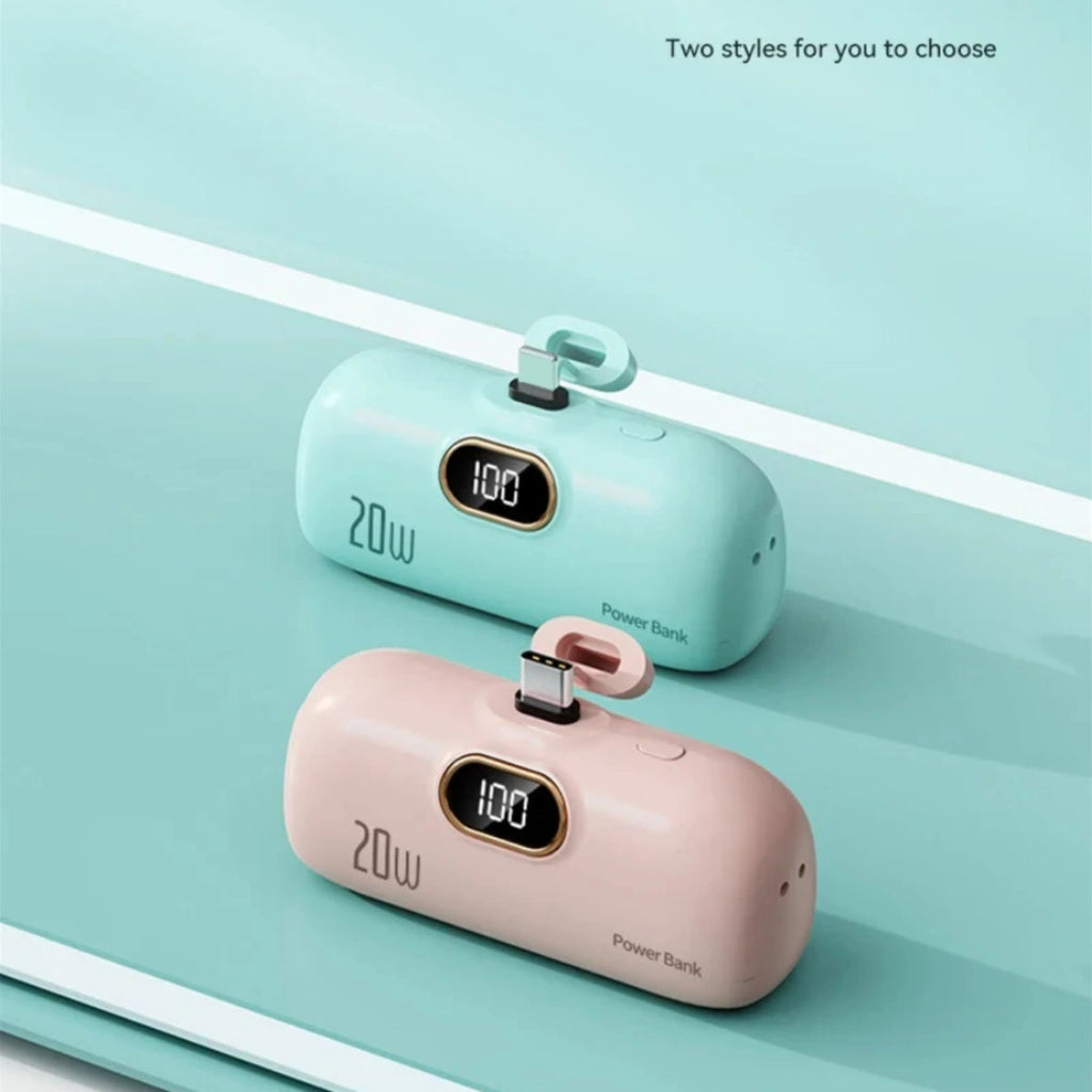 Power Bank With LED Display And Dual Port Compatibility, 30000Mah