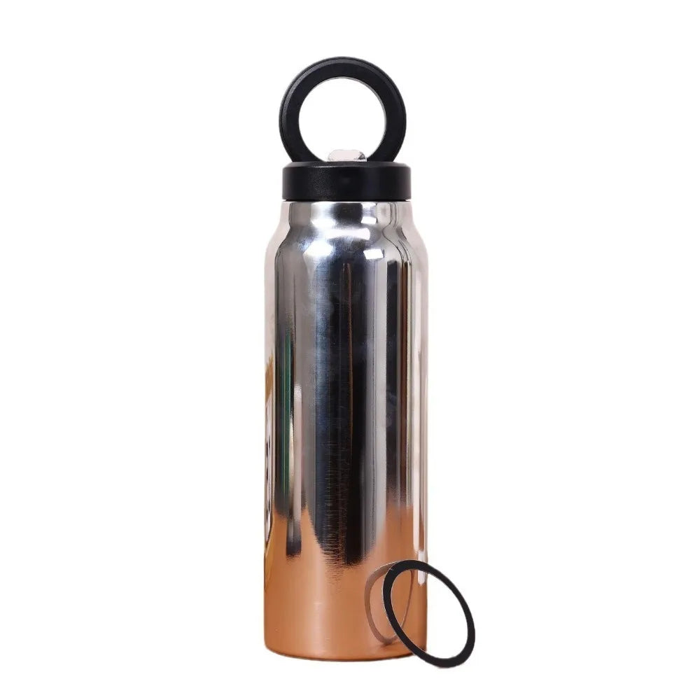 24Oz Insulated Water Bottle With Magnetic Phone Holder