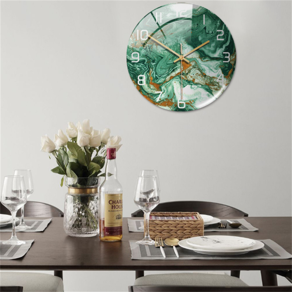 Marble Texture Wall Clock