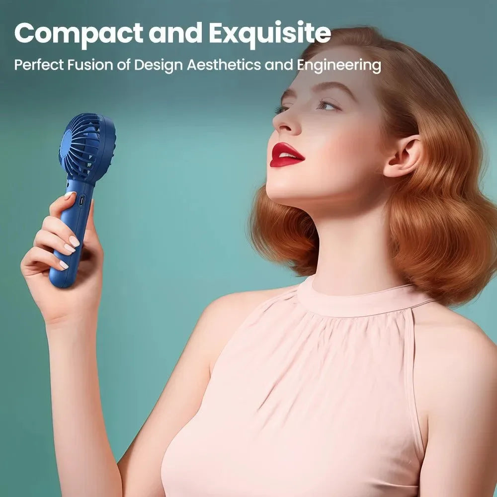 1800mAh Three-Speed USB Handheld Fan