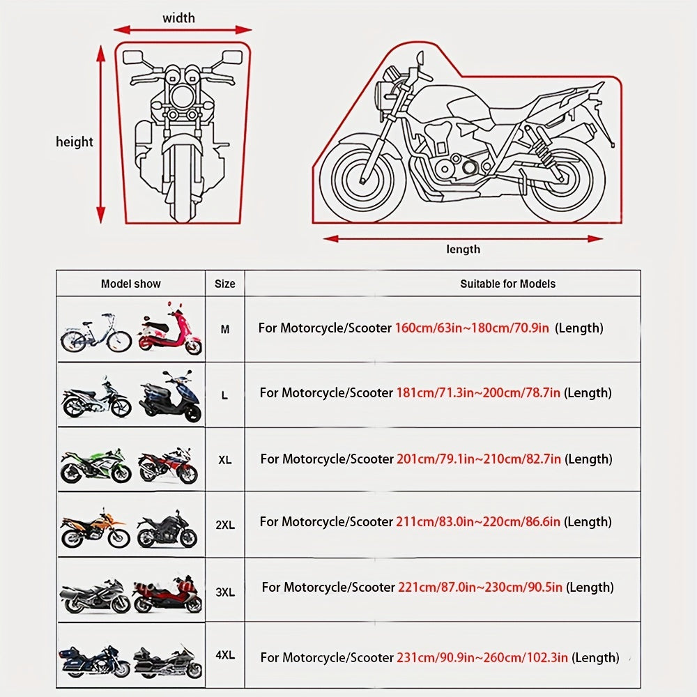 Outdoor Motorcycle and Bicycle Cover