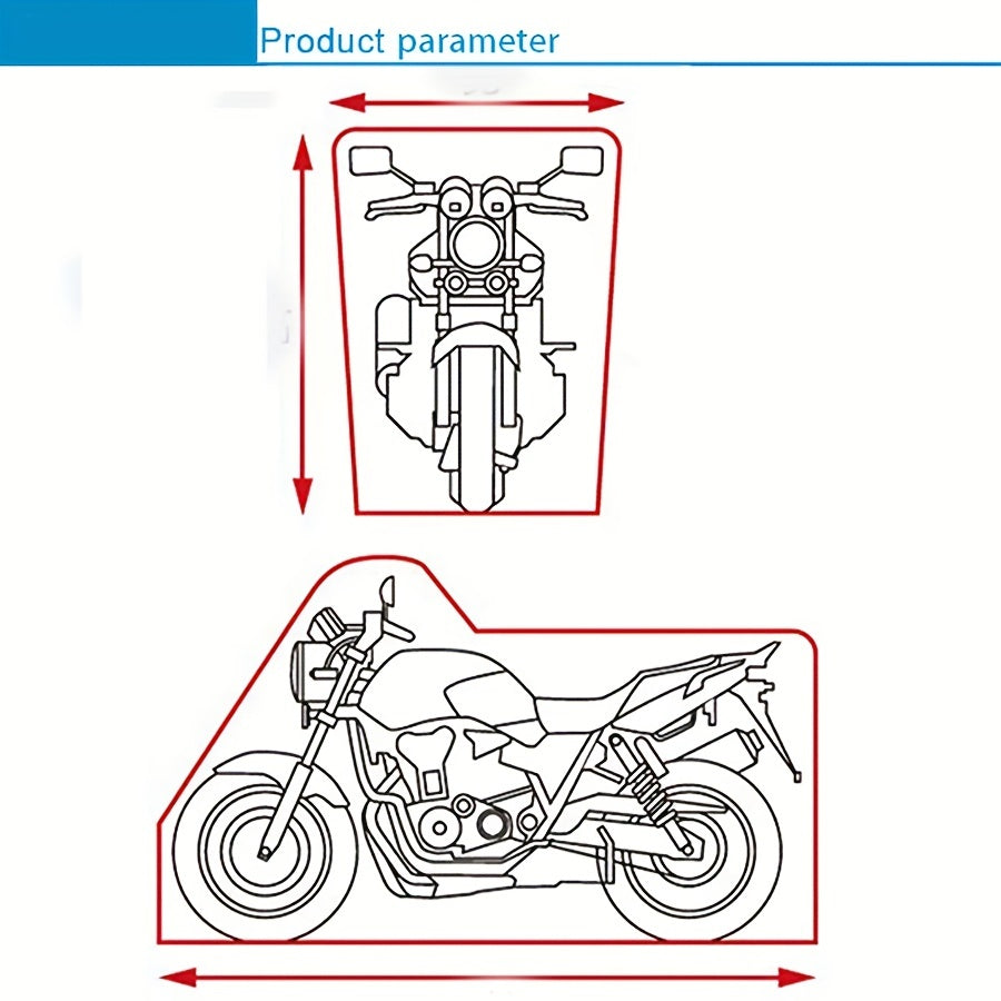 Outdoor Motorcycle and Bicycle Cover