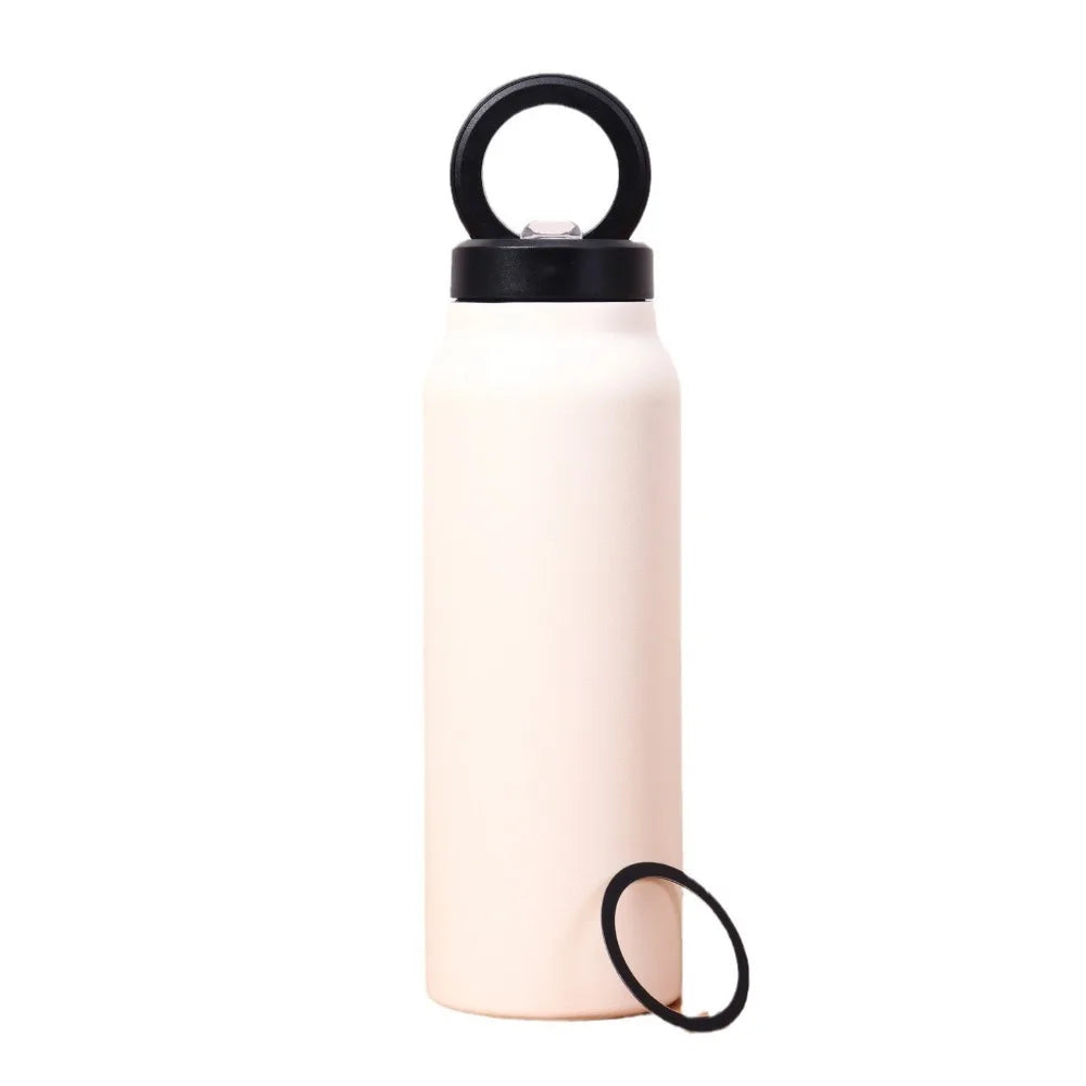 24Oz Insulated Water Bottle With Magnetic Phone Holder